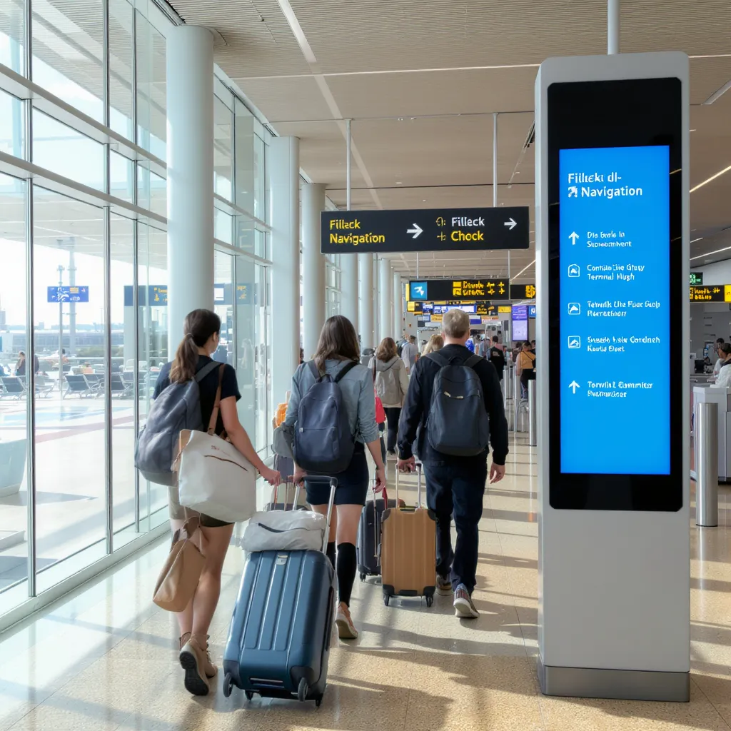 flughafen Navigation leicht gemacht Schritt für Schritt-guide